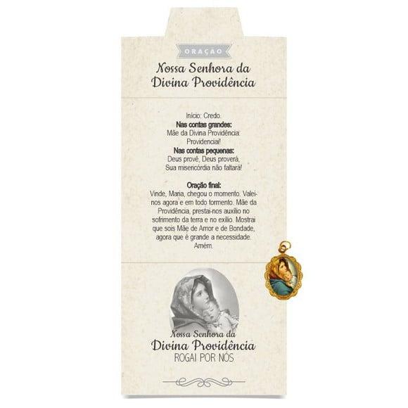 Cartão Person. + Medalhinha De N. Sra. Da Divina Providência