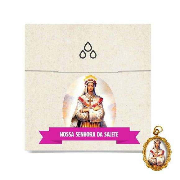 Cartão Personalizado + Medalhinha de N. Sra. da Salete