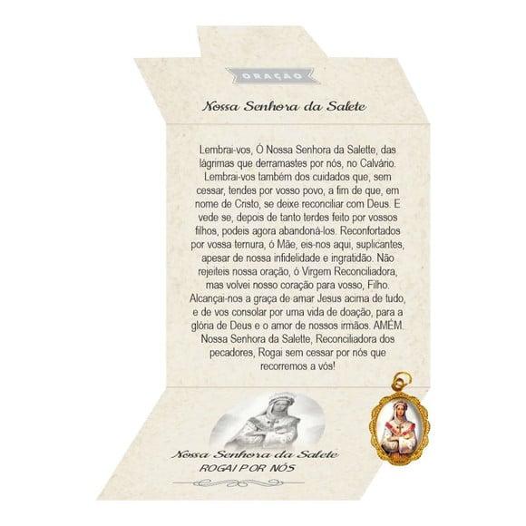 Cartão Personalizado + Medalhinha de N. Sra. da Salete