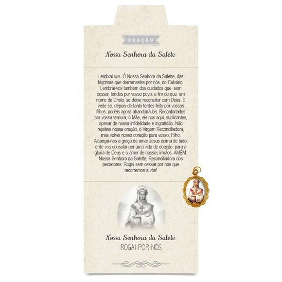 Cartão Personalizado + Medalhinha de N. Sra. da Salete