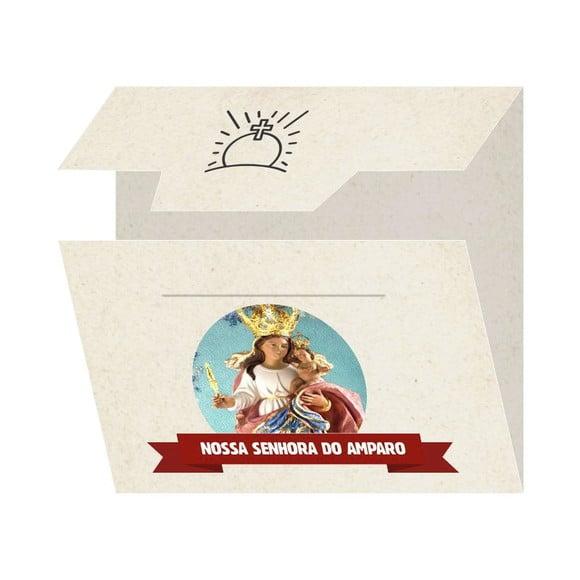 Cartão Personalizado + Medalhinha de N. Sra. do Amparo