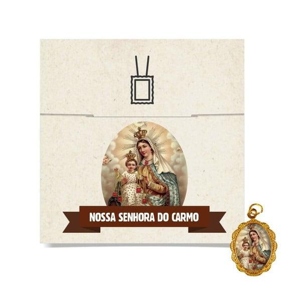 Cartão Personalizado + Medalhinha de N. Sra. do Carmo