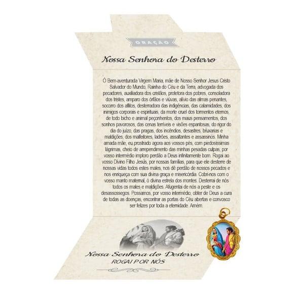 Cartão Personalizado + Medalhinha de N. Sra. do Desterro