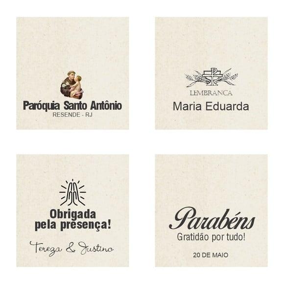 Cartão Personalizado + Medalhinha de N. Sra. do Leite