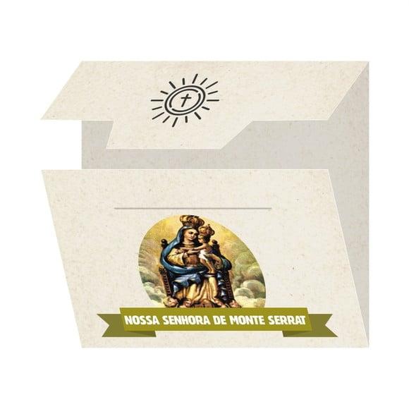 Cartão Personalizado + Medalhinha de N. Sra. do Monte Serra