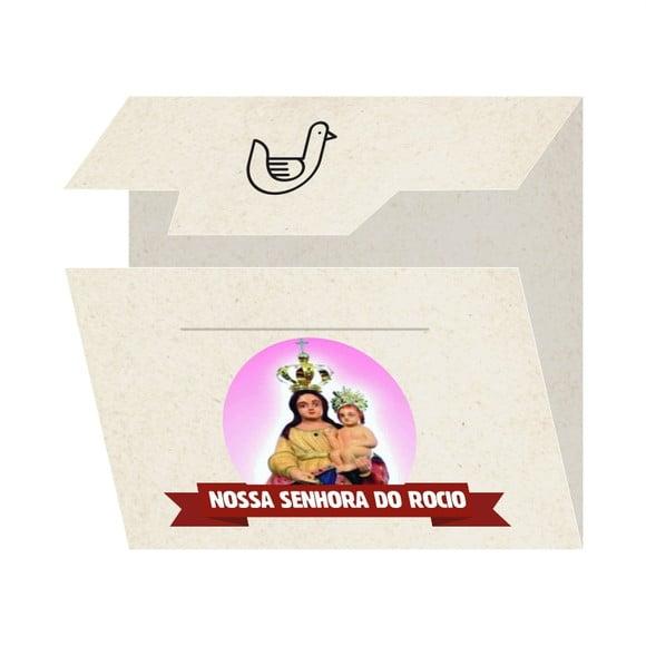 Cartão Personalizado + Medalhinha de N. Sra. do Rocio