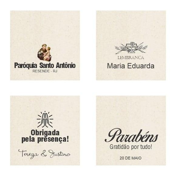 Cartão Personalizado + Medalhinha de N. Sra. do Rocio