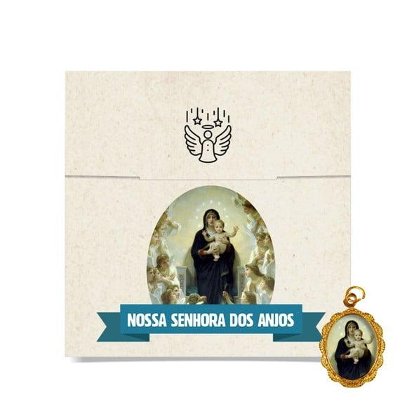 Cartão Personalizado + Medalhinha de N. Sra. dos Anjos