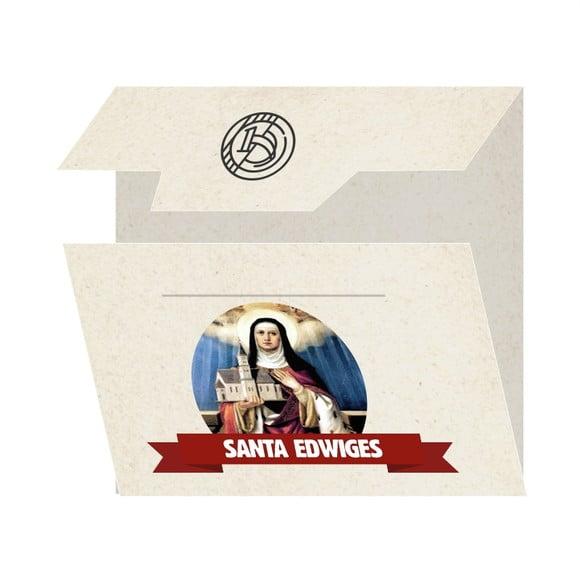 Cartão Personalizado + Medalhinha de Santa Edwiges