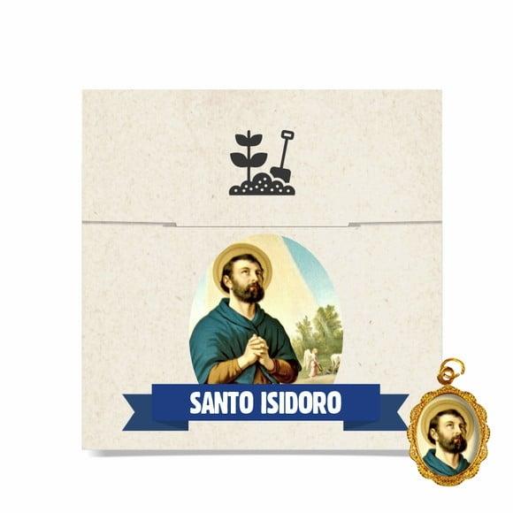 Cartão Personalizado + Medalhinha de Santo Isidoro