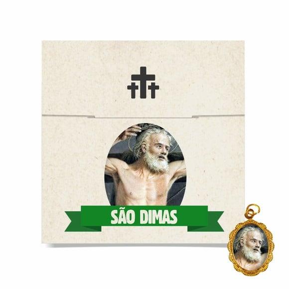 Cartão Personalizado + Medalhinha de São Dimas