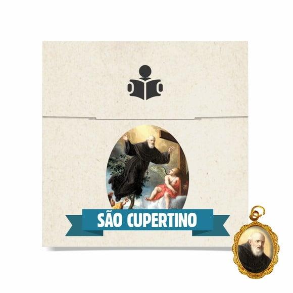 Cartão Personalizado + Medalhinha de São Cupertino