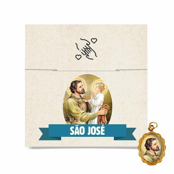 Cartão Personalizado + Medalhinha de São José