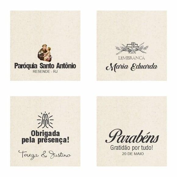Cartão Personalizado + Medalhinha de São Paulo