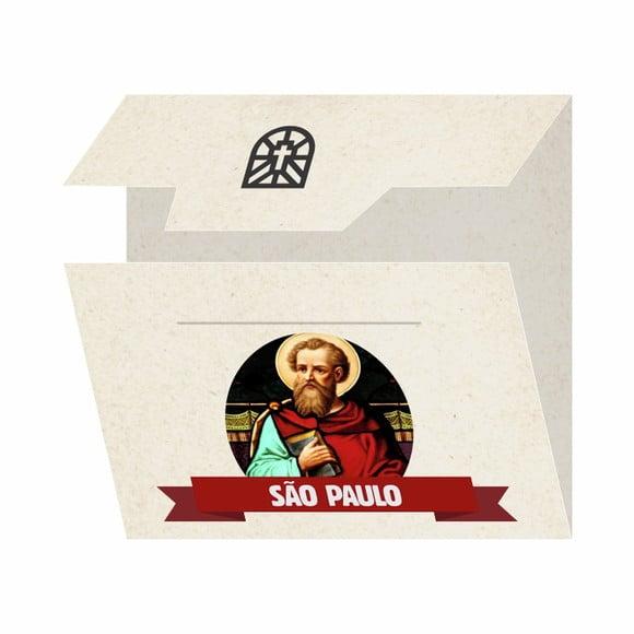 Cartão Personalizado + Medalhinha de São Paulo