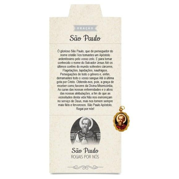 Cartão Personalizado + Medalhinha de São Paulo