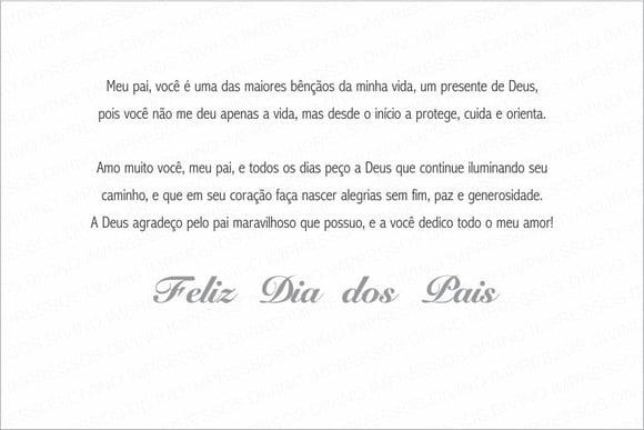 CARTÃO PERSONALIZADO DIA DOS PAIS