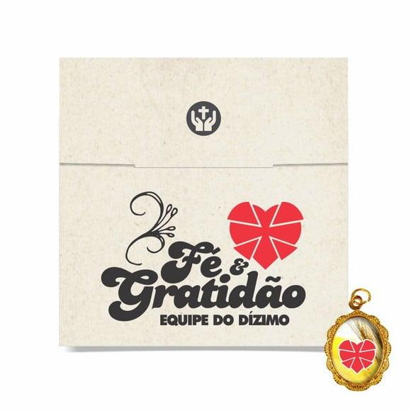 Cartão personalizado Dizimista + medalhinha