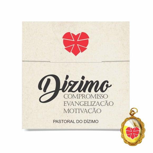 Cartão personalizado Dizimista + medalhinha