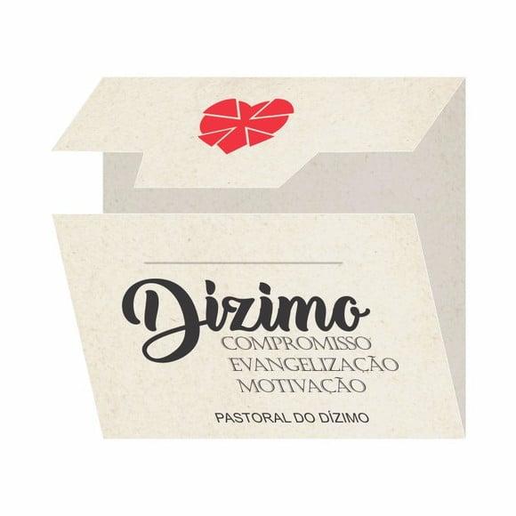 Cartão personalizado Dizimista + medalhinha