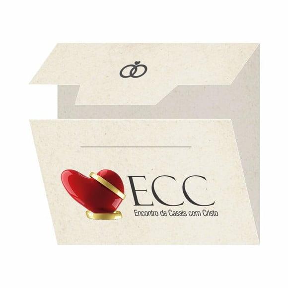 Cartão personalizado ECC + medalhinha