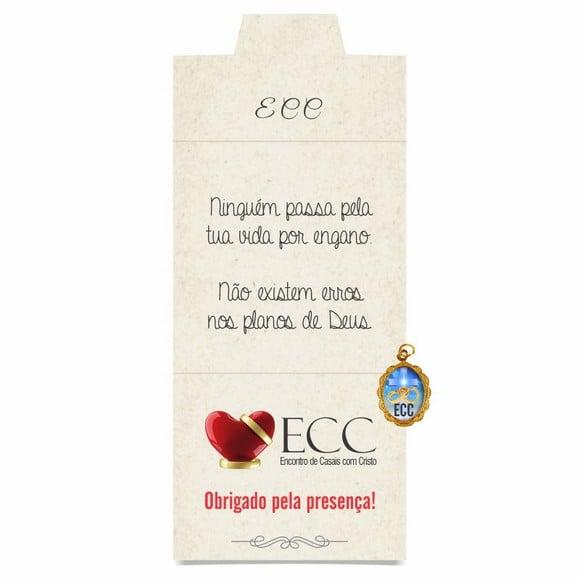 Cartão personalizado ECC + medalhinha