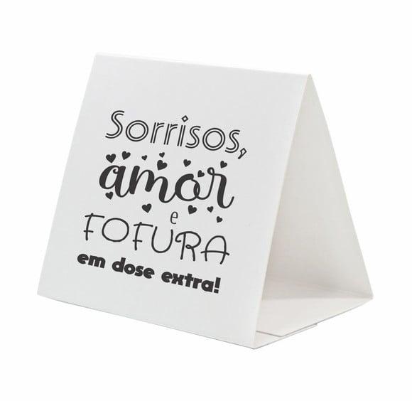 Cartão Prisma Maternidade Person. c/ Aplique Sabonete Flor