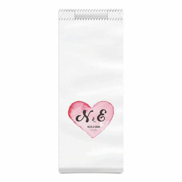CASAMENTO - SAQUINHO KRAFT SIMPLES PERSONALIZADO