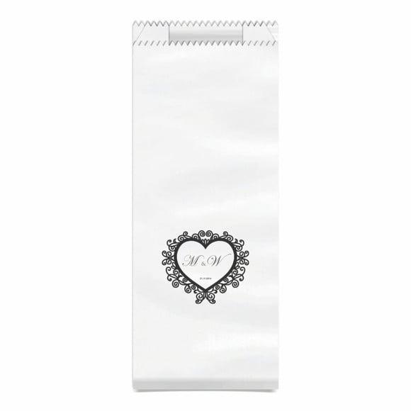 CASAMENTO - SAQUINHO KRAFT SIMPLES PERSONALIZADO