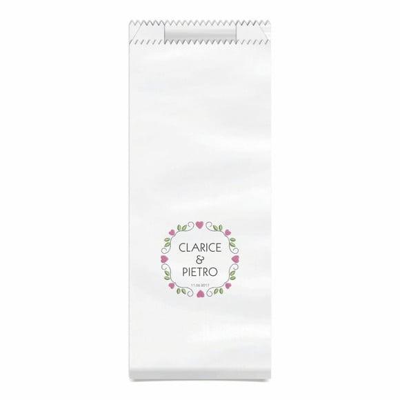 CASAMENTO - SAQUINHO KRAFT SIMPLES PERSONALIZADO