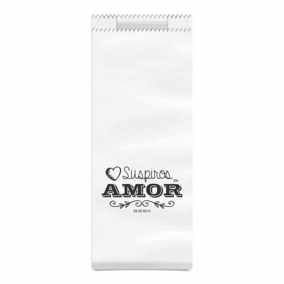 CASAMENTO - SAQUINHO KRAFT SIMPLES PERSONALIZADO