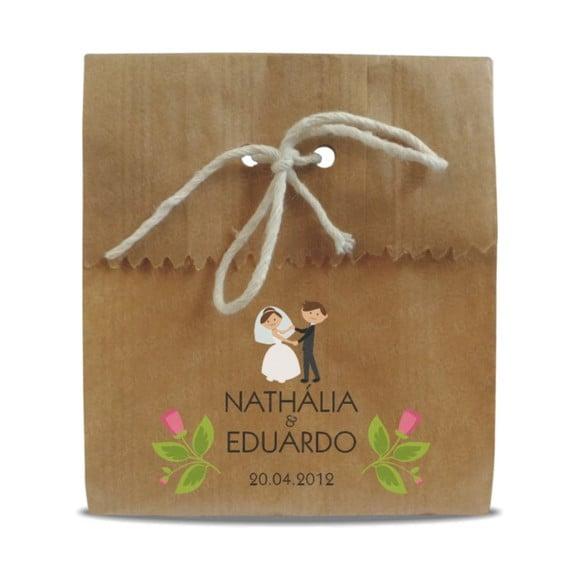 CASAMENTO - SAQUINHO PAPEL PERSONALIZADO - MOD.05
