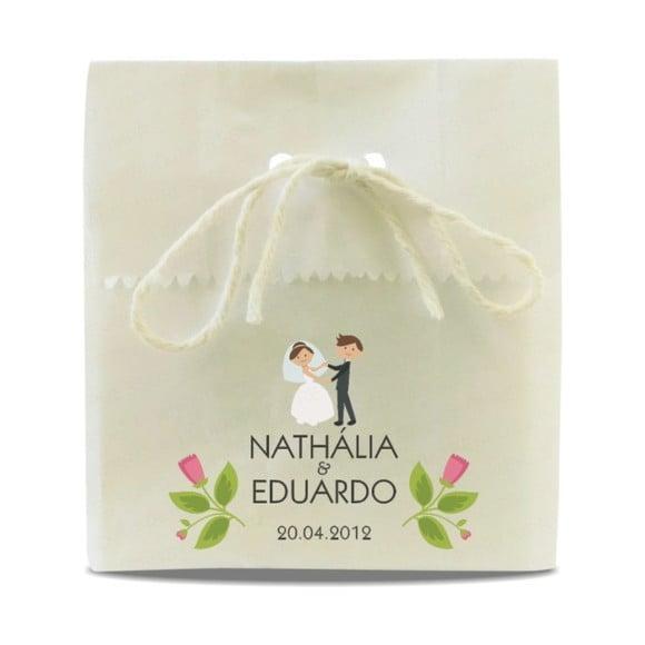 CASAMENTO - SAQUINHO PAPEL PERSONALIZADO - MOD.05