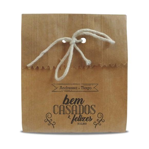CASAMENTO - SAQUINHO PAPEL PERSONALIZADO - MOD.09