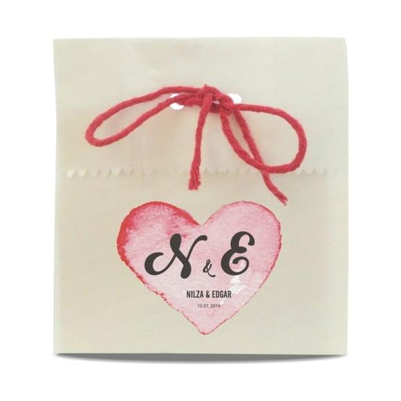 CASAMENTO - SAQUINHO PAPEL PERSONALIZADO - MOD.11