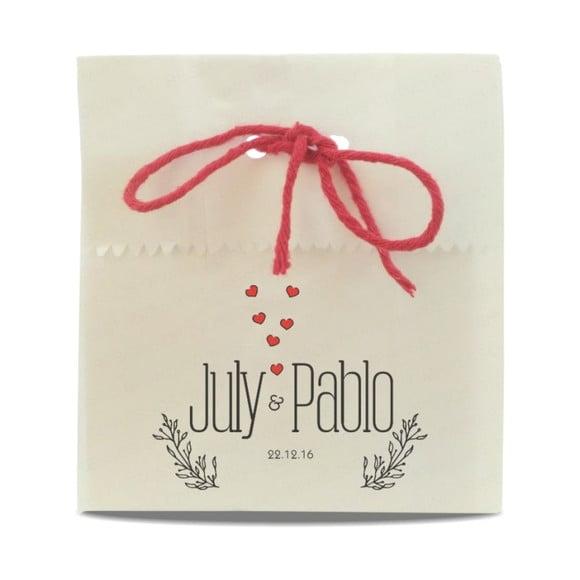 CASAMENTO - SAQUINHO PAPEL PERSONALIZADO - MOD.10