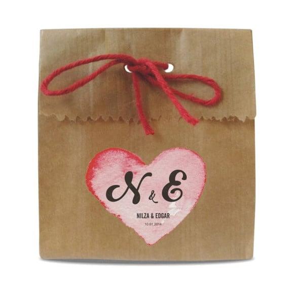 CASAMENTO - SAQUINHO PAPEL PERSONALIZADO - MOD.11