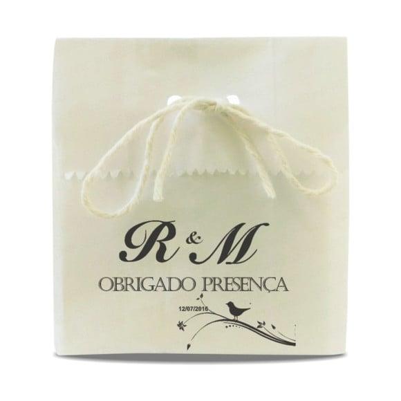 CASAMENTO - SAQUINHO PAPEL PERSONALIZADO - MOD.12