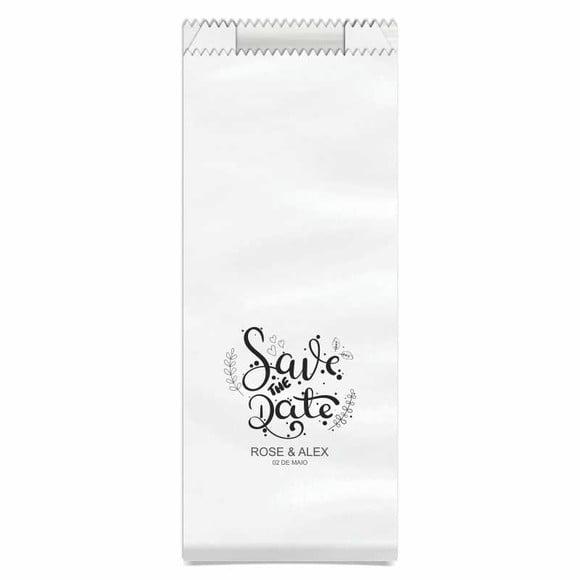 CASAMENTO - SAQUINHO PAPEL PERSONALIZADO.