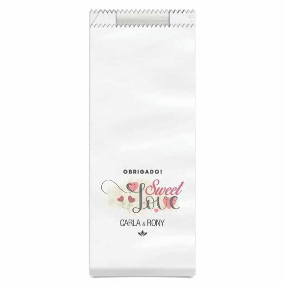 CASAMENTO - SAQUINHO PAPEL PERSONALIZADO.