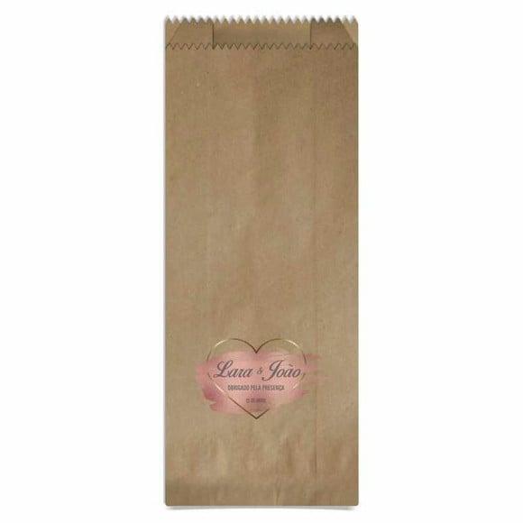 CASAMENTO - SAQUINHO PAPEL PERSONALIZADO.