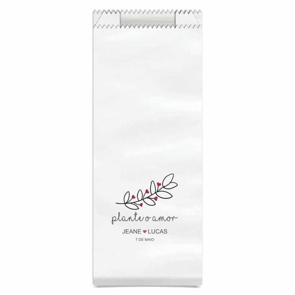 CASAMENTO - SAQUINHO PAPEL PERSONALIZADO.