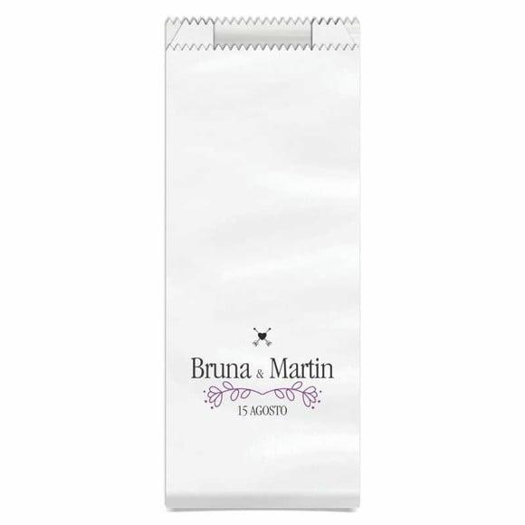 CASAMENTO - SAQUINHO PAPEL PERSONALIZADO.