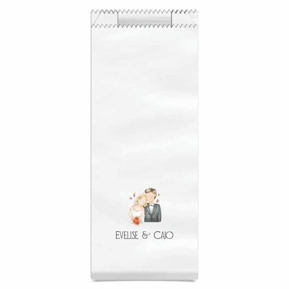 CASAMENTO - SAQUINHO PAPEL PERSONALIZADO.