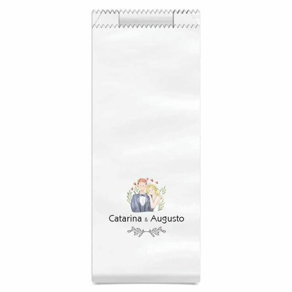 CASAMENTO - SAQUINHO PAPEL PERSONALIZADO.