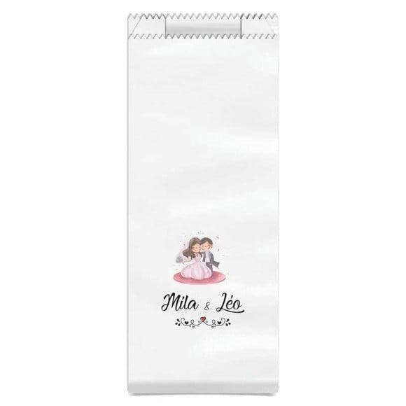 CASAMENTO - SAQUINHO PAPEL PERSONALIZADO.