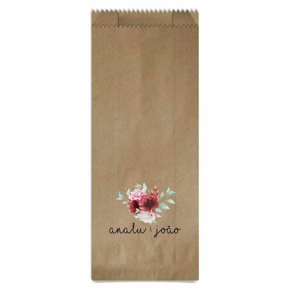 CASAMENTO - SAQUINHO PAPEL PERSONALIZADO.