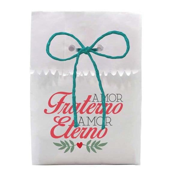 CASAMENTO - SAQUINHO PAPEL PERSONALIZADO. C/ FURO E CORDÃO