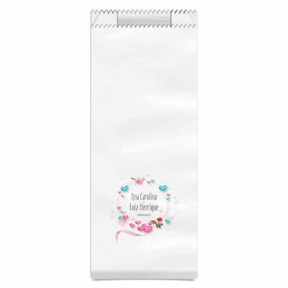 CASAMENTO - SAQUINHO PAPEL PERSONALIZADO.