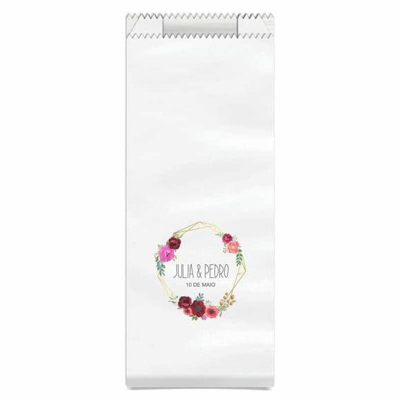 CASAMENTO - SAQUINHO PAPEL PERSONALIZADO.